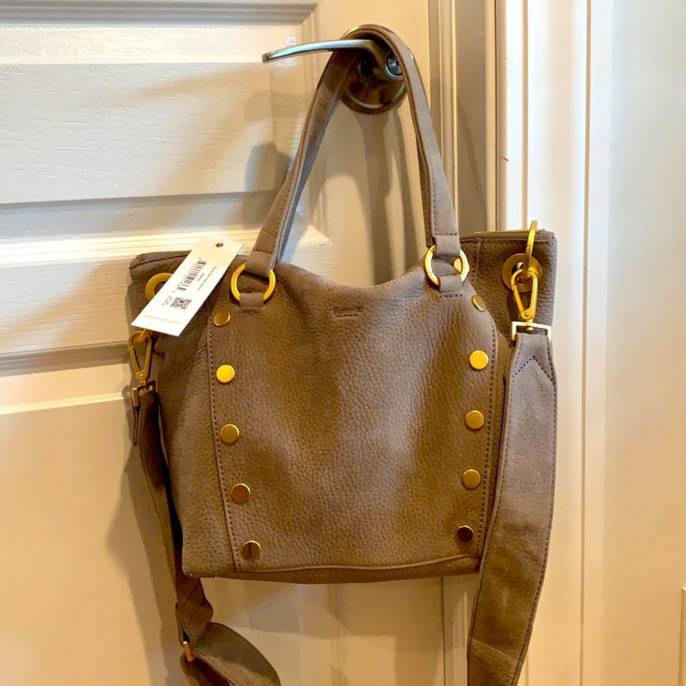 New Hammit leather bag, Never been used. just purchased recently.
